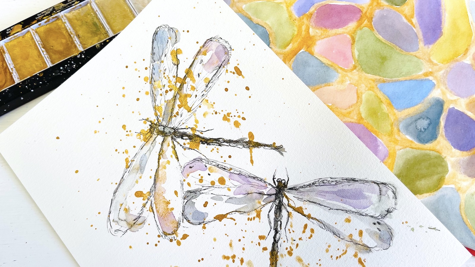simple dragonfly drawings