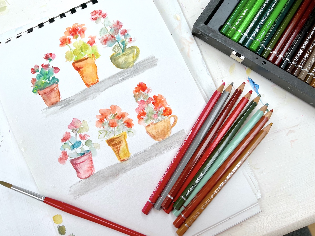 Watercolor and pencil :: Behance