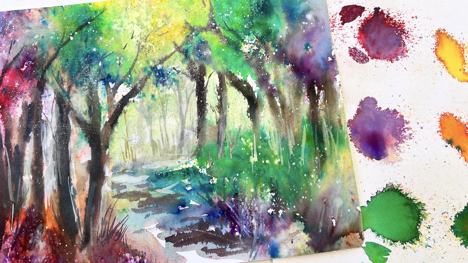 How To Paint Loose Trees With Brusho Diane Antone Studio How To Paint Loose Trees With Brusho Diane Antone Studio