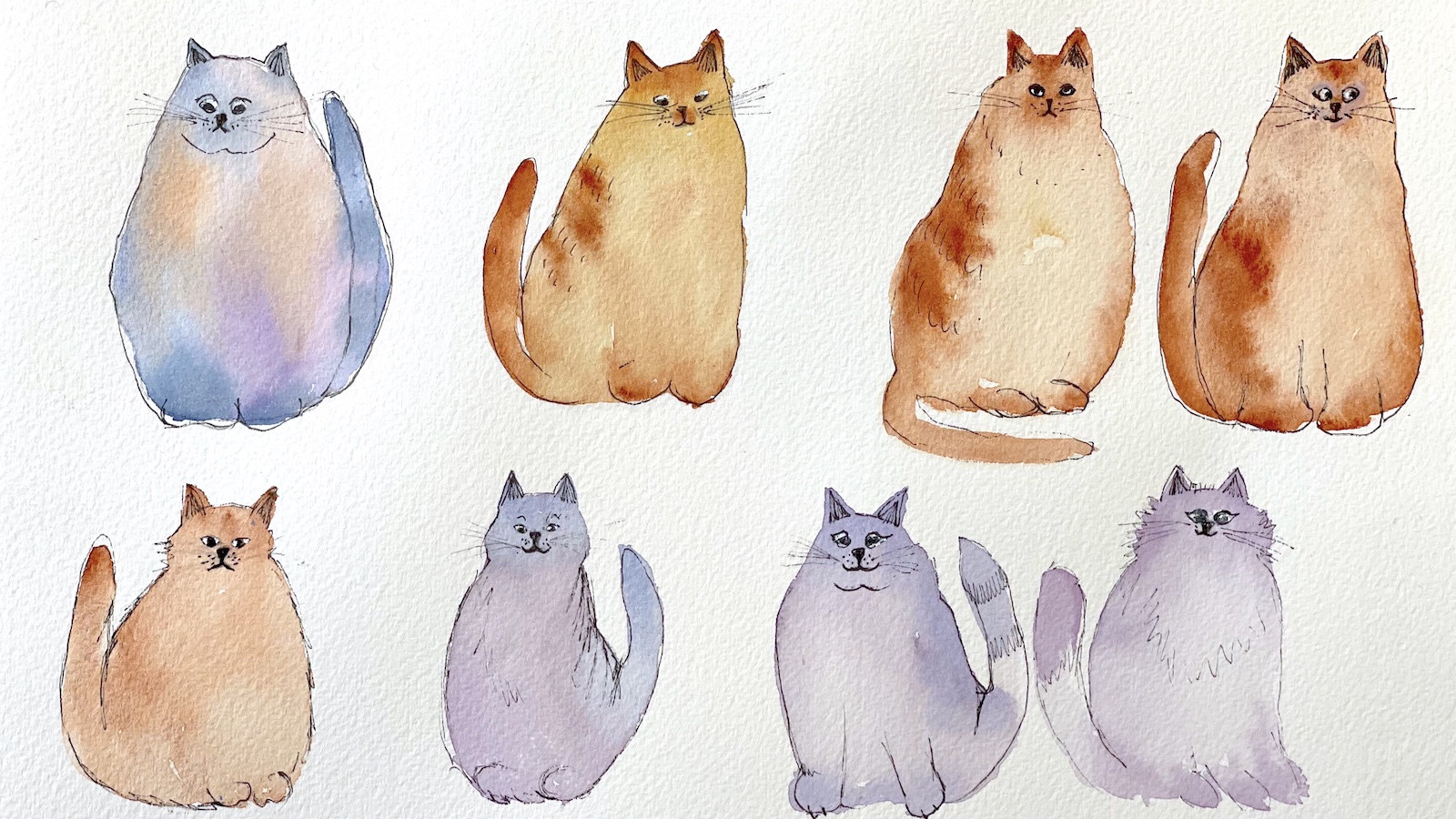 Quick Tips Wet in Wet Cats Diane Antone Studio