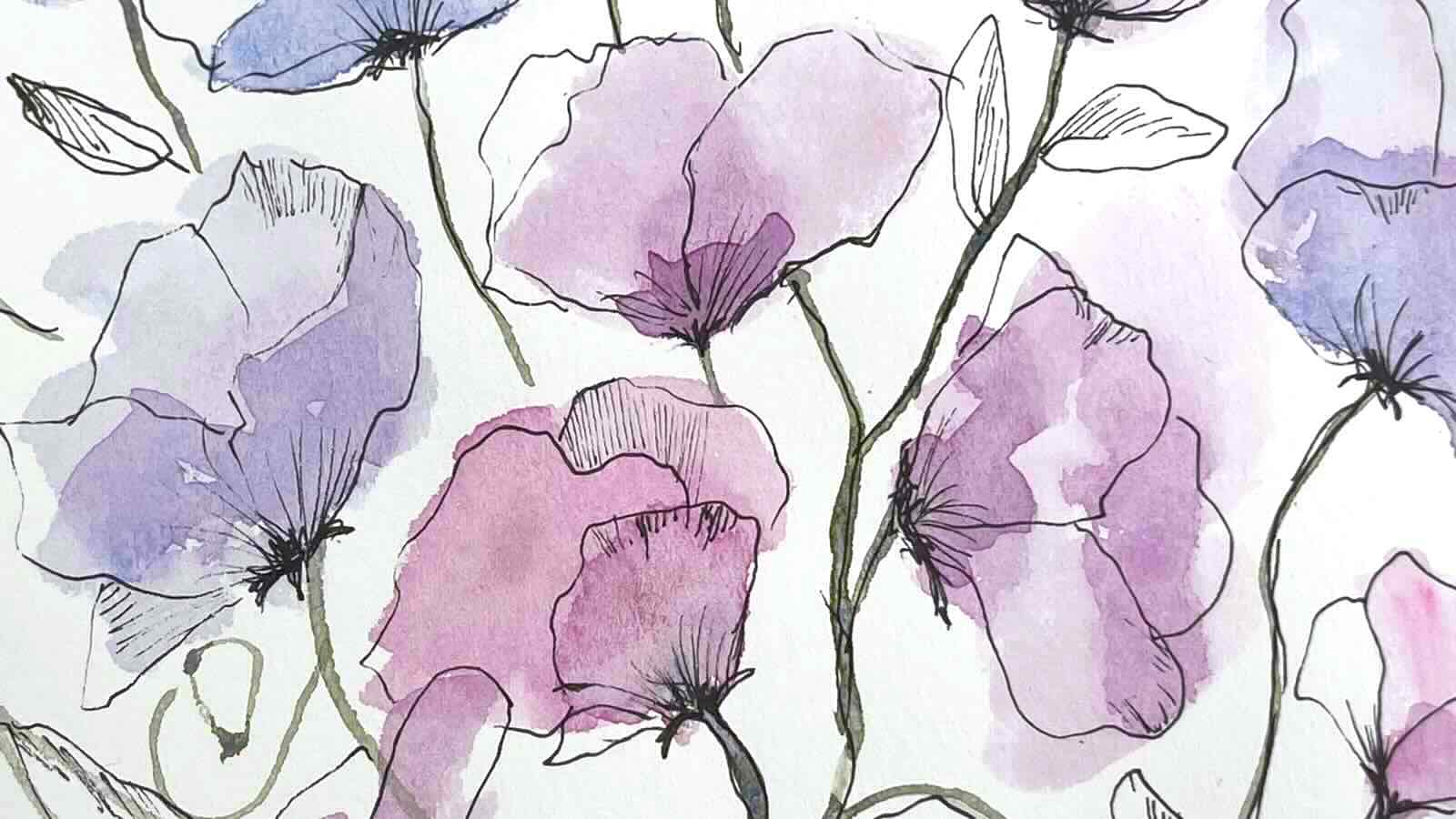 How To Draw A Sweet Pea Flower Step By Step Best Flower Site