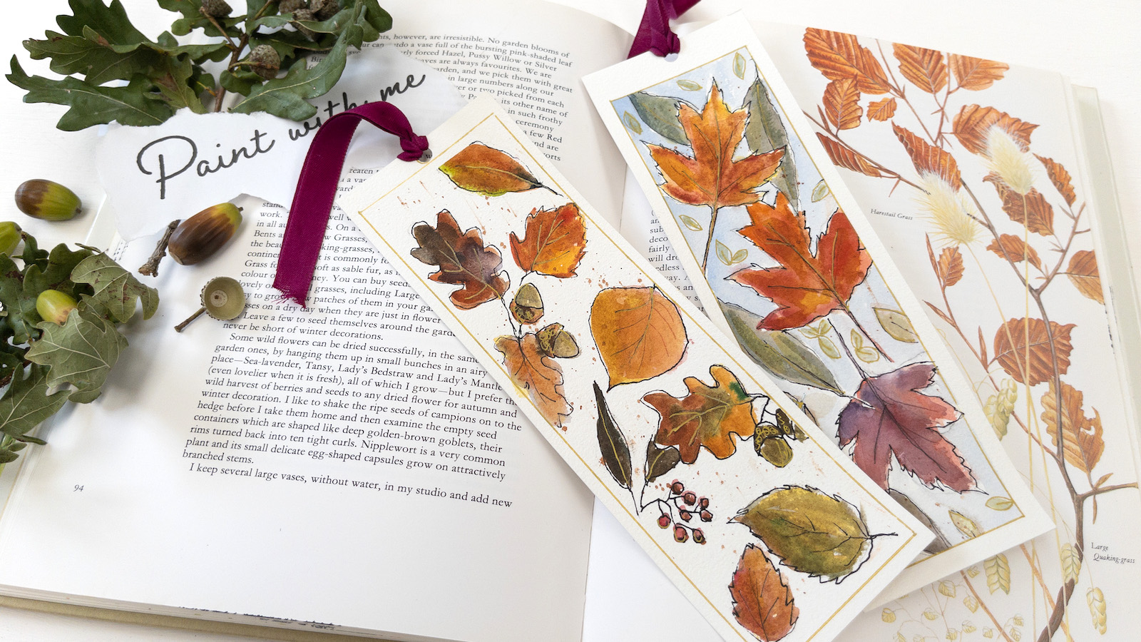 Fall Nature DIY Bookmarks • The Growing Creatives