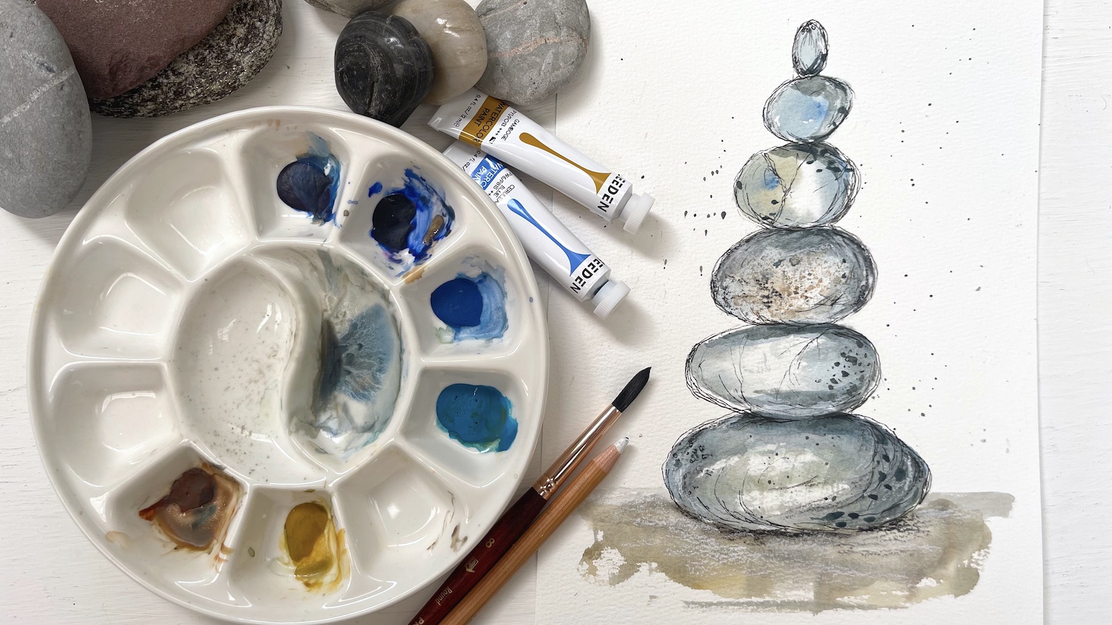 Mixed Media Rocks! | Diane Antone Studio