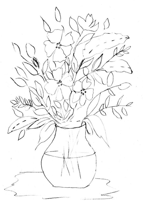 Flowers Sketch Bundle 1 - Image 2