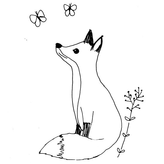 cyan blue fox, cartoon, 2D, hyper detailed, drawing,...