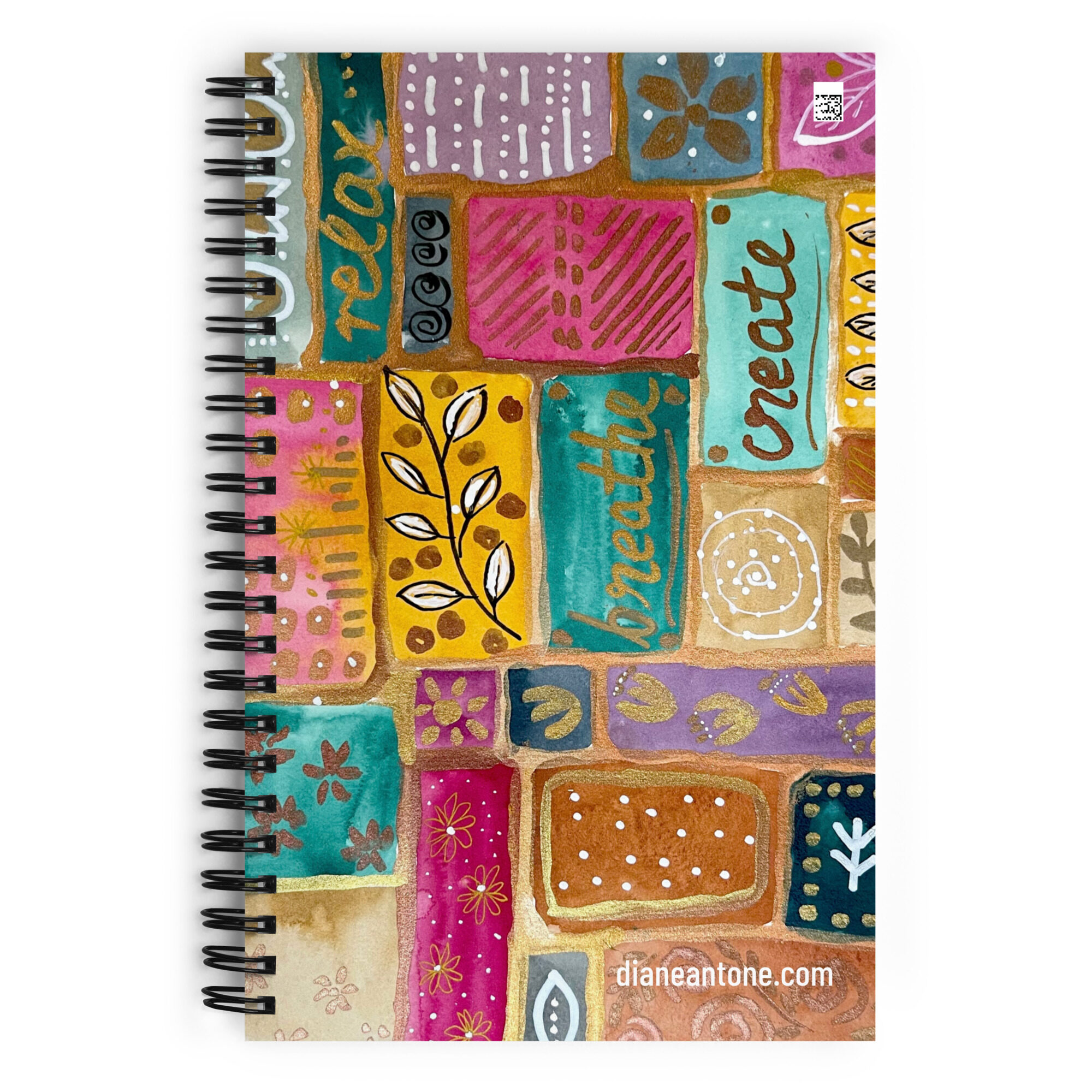 Reversible Patchwork Notebook | Diane Antone Studio